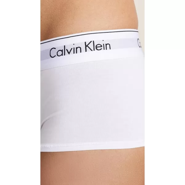 Calvin Klein Womens Modern Cotton Boyshort PantyWhite