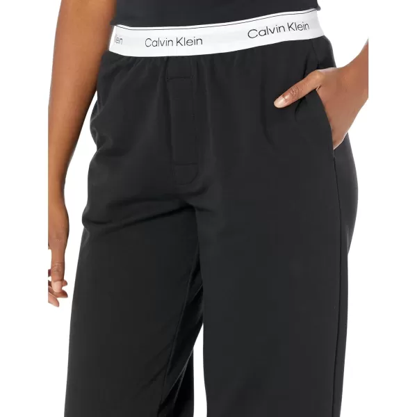 Calvin Klein Womens Modern Cotton Lounge JoggersBlack