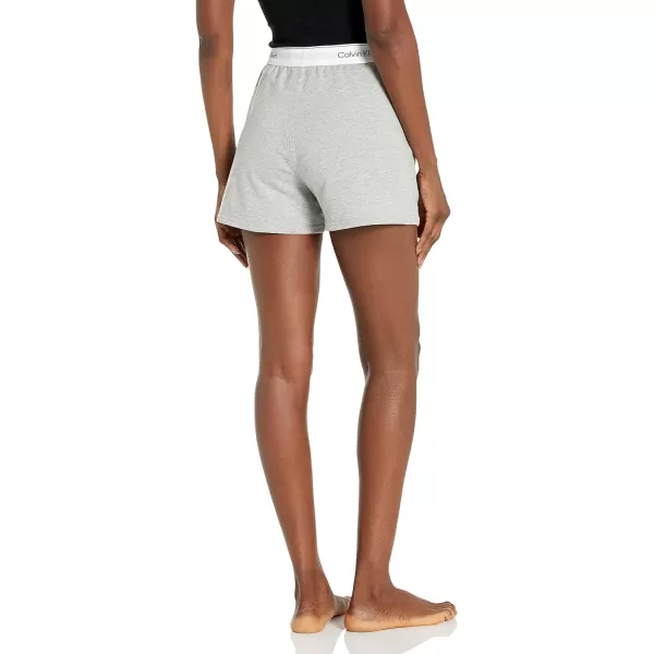 Calvin Klein Womens Modern Cotton Lounge Sleep ShortsGrey Heather