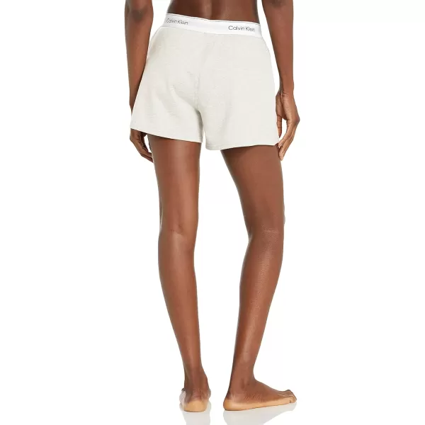 Calvin Klein Womens Modern Cotton Lounge Sleep ShortsSnow Heather