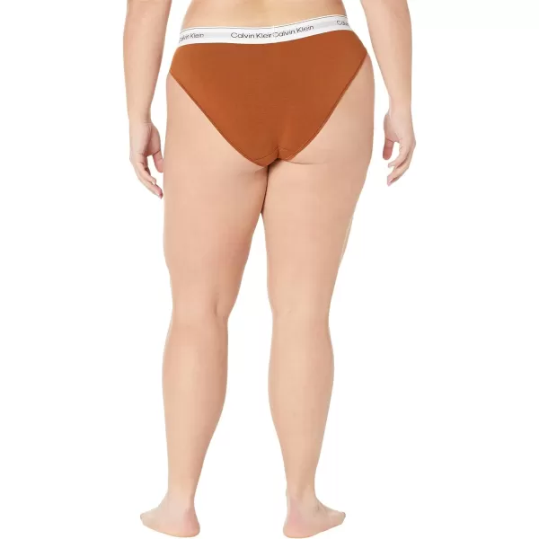 Calvin Klein Womens Modern Cotton Naturals BikiniWarm Bronze