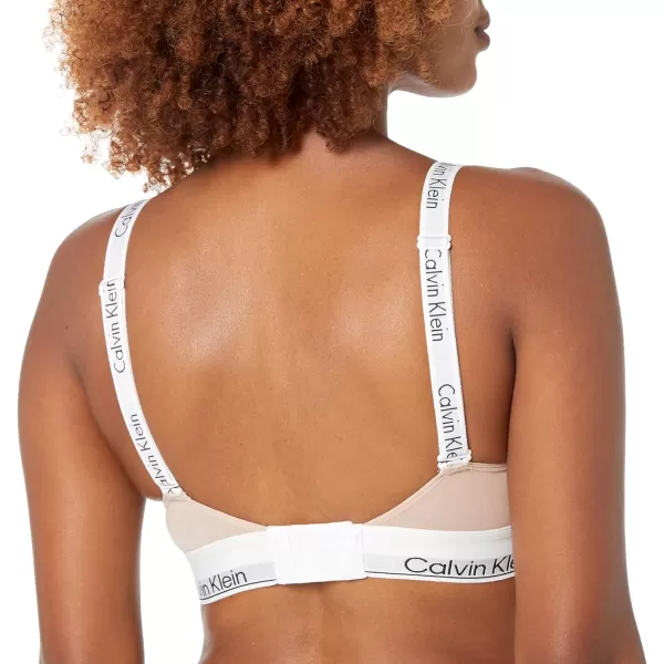 Calvin Klein Womens Modern Cotton Naturals Lightly Lined Wireless BraletteCedar