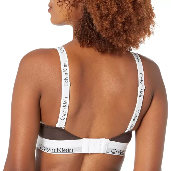 Calvin Klein Womens Modern Cotton Naturals Lightly Lined Wireless BraletteWoodland