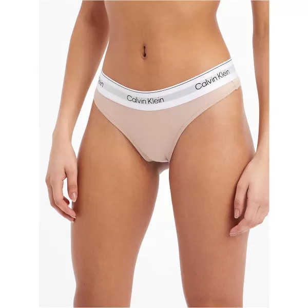 Calvin Klein Womens Modern Cotton Naturals ThongCedar