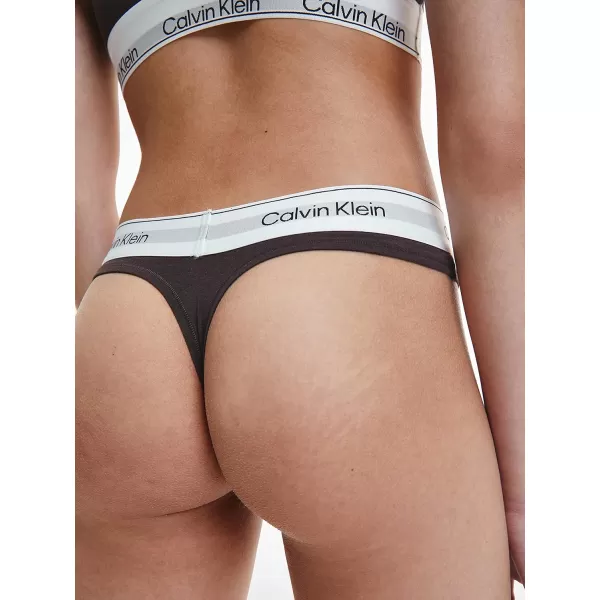 Calvin Klein Womens Modern Cotton Naturals ThongWoodland