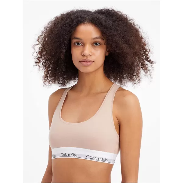 Calvin Klein Womens Modern Cotton Naturals Unlined Wireless BraletteCedar