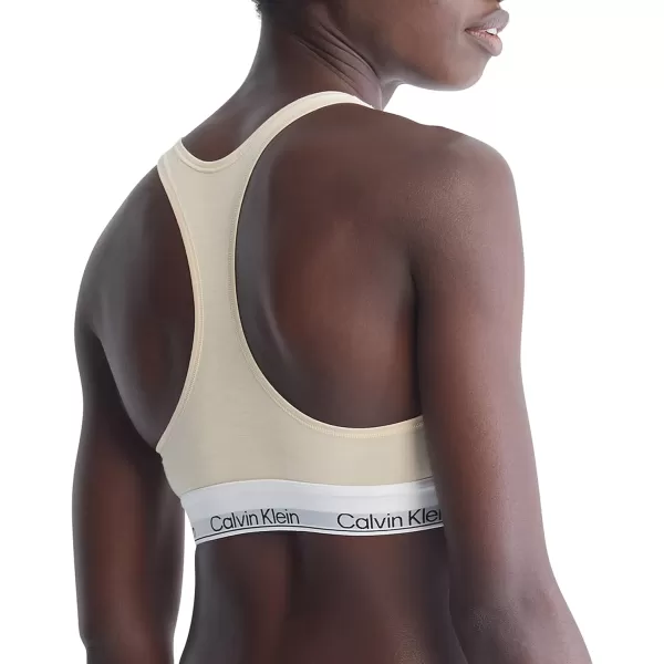 Calvin Klein Womens Modern Cotton Naturals Unlined Wireless BraletteStone