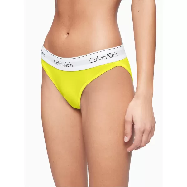 Calvin Klein Womens Modern Cotton Stretch Bikini PantyCitrina