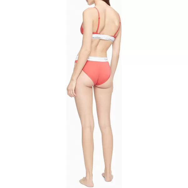 Calvin Klein Womens Modern Cotton Stretch Bikini PantyStrawberry