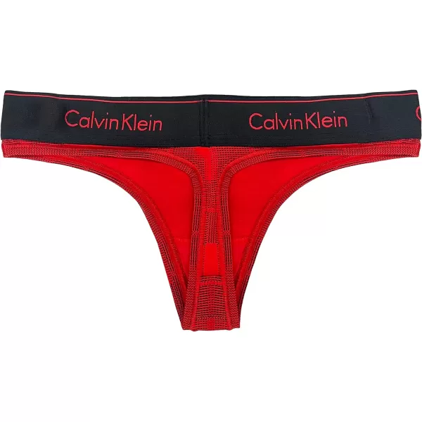 Calvin Klein Womens Modern Cotton Stretch Thong PantiesTextured Plaid Exact