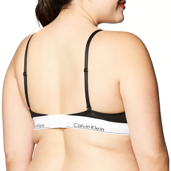 Calvin Klein Womens Modern Cotton Triangle BraBlack