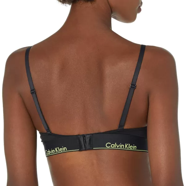 Calvin Klein Womens Modern Cotton Triangle BraBlack WBlack Direct Green