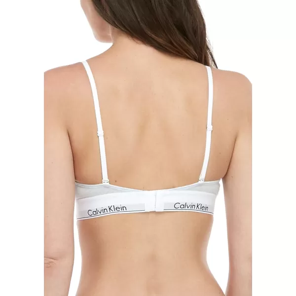 Calvin Klein Womens Modern Cotton Triangle BraWhite