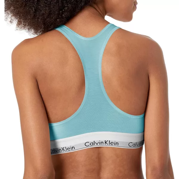 Calvin Klein Womens Modern Cotton Unlined Wireless BraletteFrost Blue