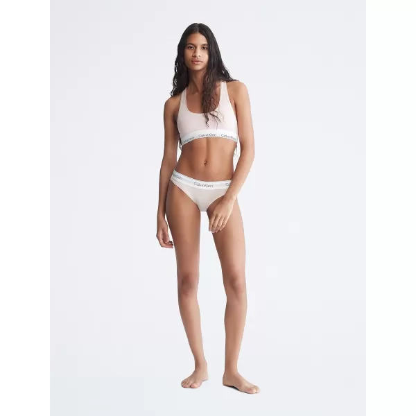 Calvin Klein Womens Modern Cotton Unlined Wireless BraletteNymphs Thigh