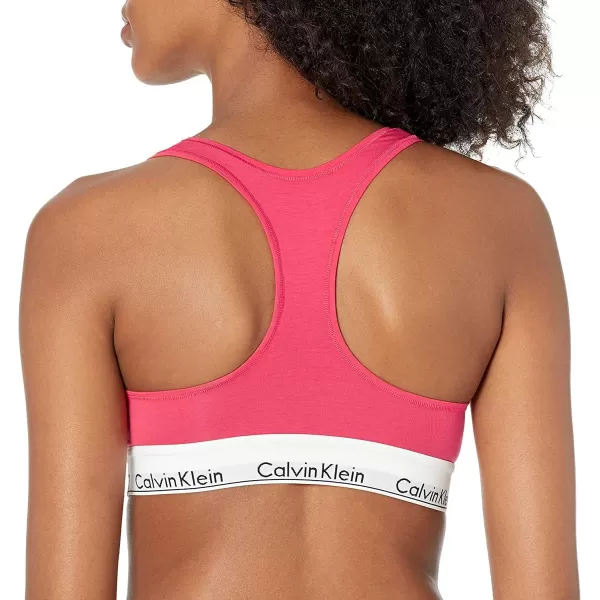 Calvin Klein Womens Modern Cotton Unlined Wireless BraletteRaspberry Sorbet