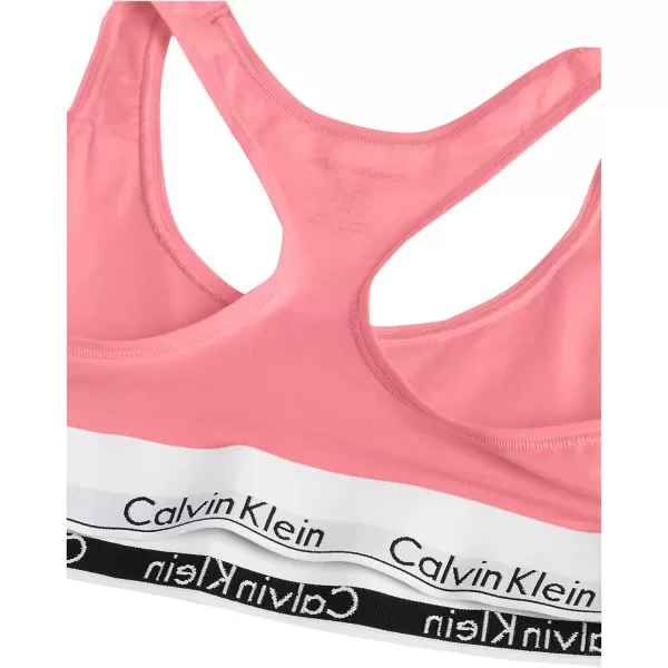 Calvin Klein Womens Modern Cotton Unlined Wireless BraletteRosey Dream