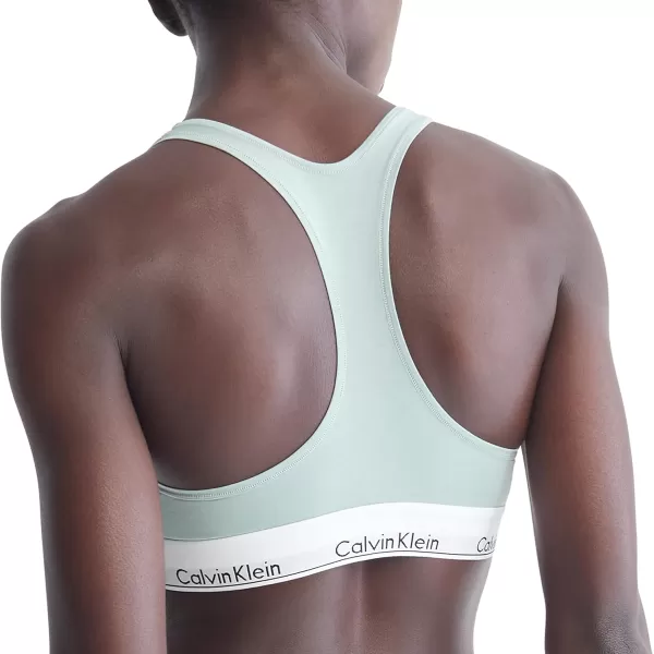 Calvin Klein Womens Modern Cotton Unlined Wireless BraletteSage Meadow