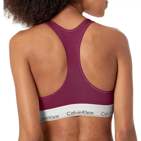 Calvin Klein Womens Modern Cotton Unlined Wireless BraletteSplash of Grape