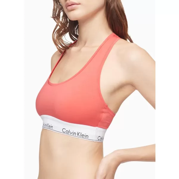 Calvin Klein Womens Modern Cotton Unlined Wireless BraletteSweet Berry