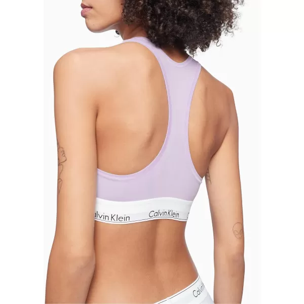 Calvin Klein Womens Modern Cotton Unlined Wireless BraletteVervain Lilac