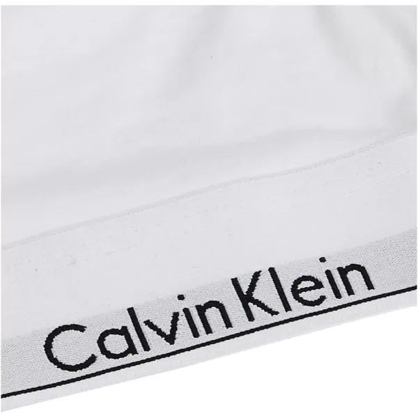 Calvin Klein Womens Modern Cotton Unlined Wireless BraletteWhite