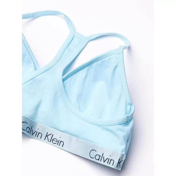 Calvin Klein Womens Motive Cotton Lightly Lined BraletteFrozen