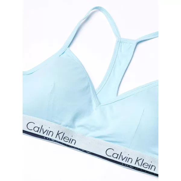 Calvin Klein Womens Motive Cotton Lightly Lined BraletteFrozen