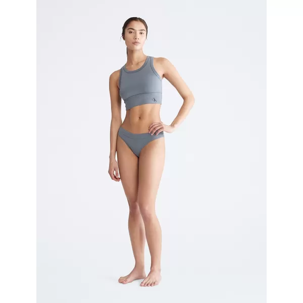 Calvin Klein Womens Naturals Cotton Stretch Flex TankAsphalt Grey