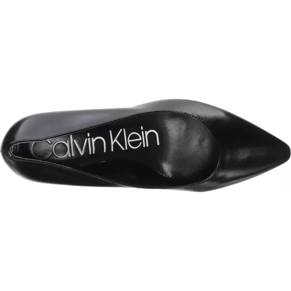 Calvin Klein Womens NitaBlack Leather