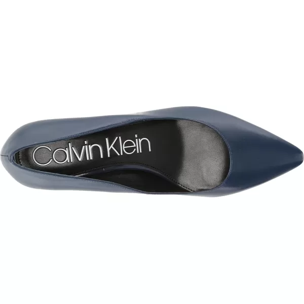 Calvin Klein Womens NitaDark Navy Leather 401