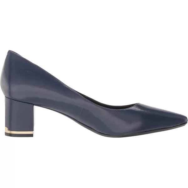 Calvin Klein Womens NitaDark Navy Leather 401