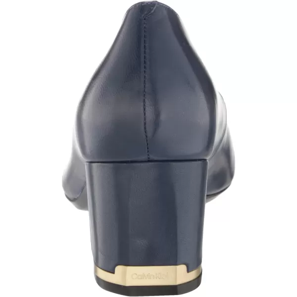 Calvin Klein Womens NitaDark Navy Leather 401
