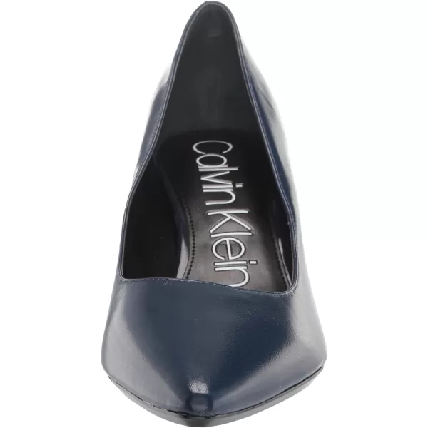 Calvin Klein Womens NitaDark Navy Leather 401