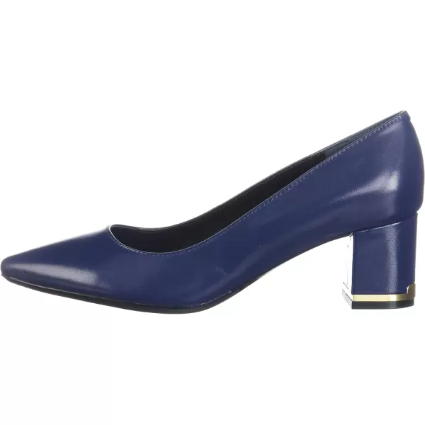 Calvin Klein Womens NitaDark Navy Leather