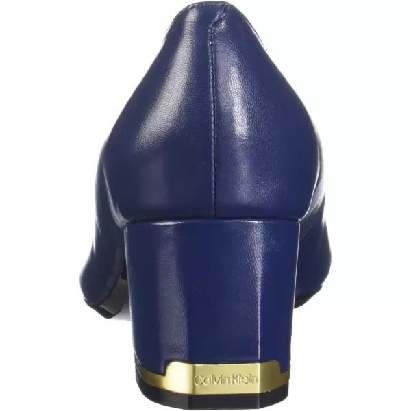 Calvin Klein Womens NitaDark Navy Leather