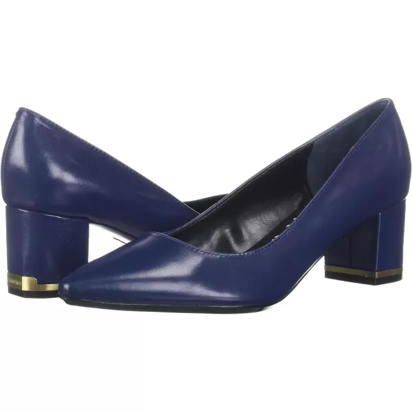 Calvin Klein Womens NitaDark Navy Leather