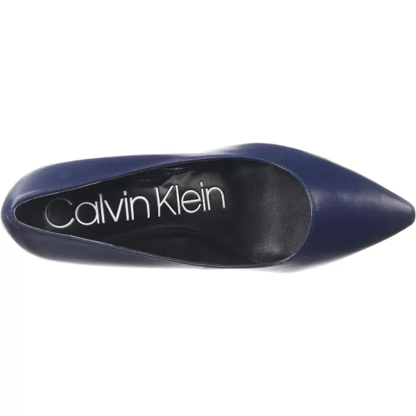 Calvin Klein Womens NitaDark Navy Leather