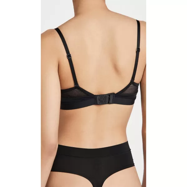 Calvin Klein Womens Perfectly Fit Flex Lightly Lined Wirefree BraletteBlack