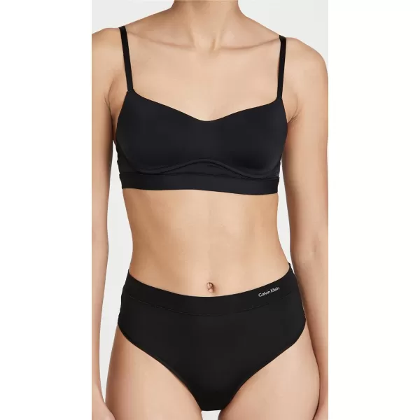 Calvin Klein Womens Perfectly Fit Flex Lightly Lined Wirefree BraletteBlack