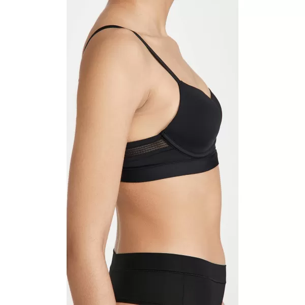 Calvin Klein Womens Perfectly Fit Flex Lightly Lined Wirefree BraletteBlack