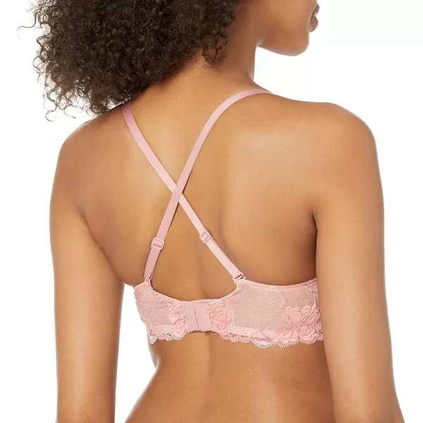 Calvin Klein Womens Perfectly Fit Flex Lightly Lined Wirefree BraletteFresh Pink Lace