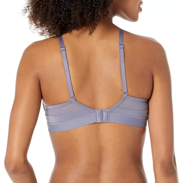 Calvin Klein Womens Perfectly Fit Flex Lightly Lined Wirefree BraletteLilac Bud