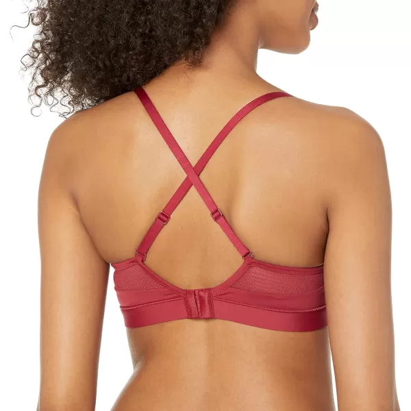 Calvin Klein Womens Perfectly Fit Flex Lightly Lined Wirefree BraletteRebellious