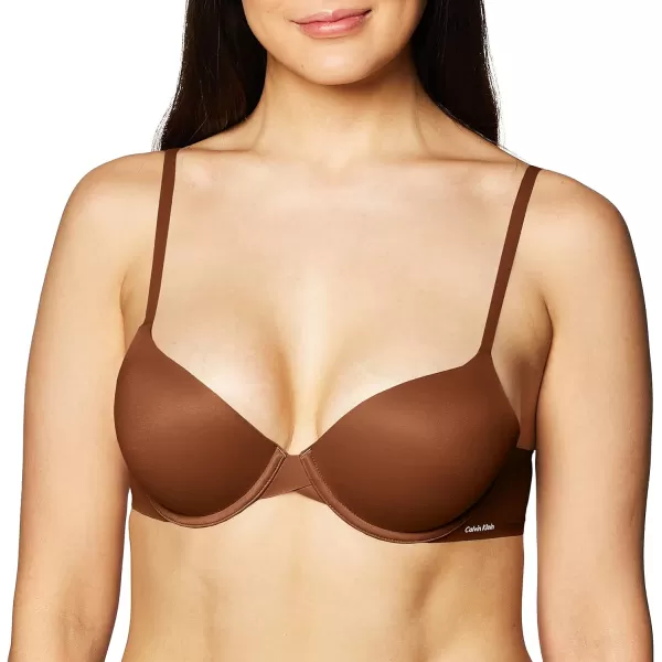 Calvin Klein Womens Perfectly Fit Lightly Lined Tshirt Bra With Memory TouchCinnamon