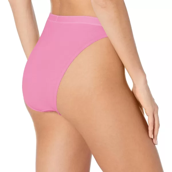 Calvin Klein Womens Pure Ribbed Cheeky Bikini PantyLilac Rain