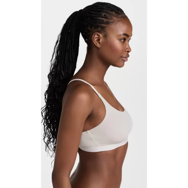 Calvin Klein Womens Pure Ribbed Natural Lift Unlined BraletteOcean Storm