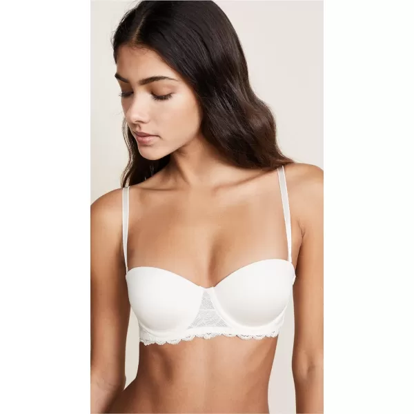 Calvin Klein Womens Seductive Comfort Lift Strapless Multiway BraIvory