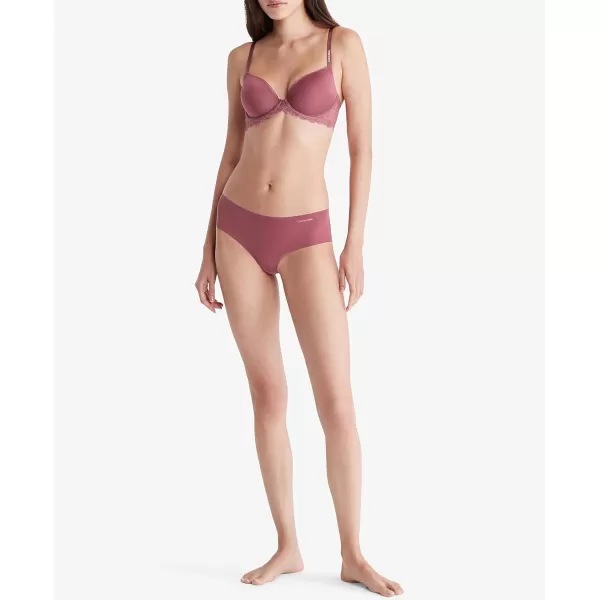 Calvin Klein Womens Seductive Comfort with Lace Demi BraCrushed Berry