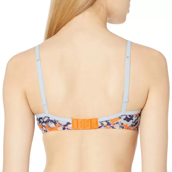 Calvin Klein Womens Sheer Marquisette Unlined Demi BraPurple